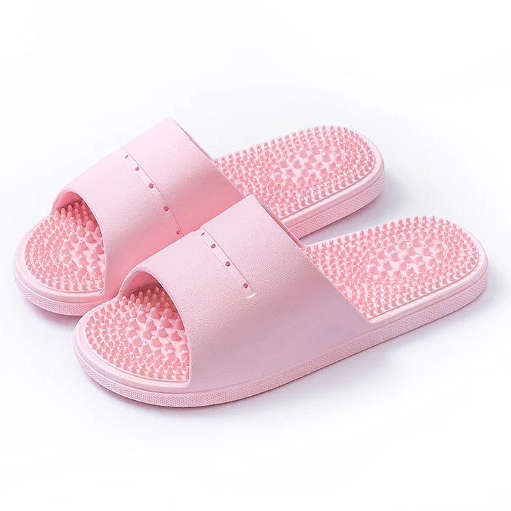 Sommer PVC Massage Hausschuhe Weiche Rutschfeste Indoor Badezimmer Sandalen
